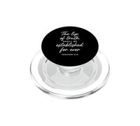 Lip of Truth Shall Be Established Proverbios 12:19 Versículo de la Biblia PopSockets PopGrip para MagSafe