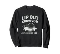 Lip out Survivor Divertido Golf Humor Golfista Broma Golf Vidas Sudadera