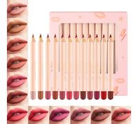 Lip Pencil: Lápices De Deslizamiento Lisos De Larga Duración, Lápices De Deslizamiento Lisos, Colores Altamente Pigmentados, Definición De Labios Que Contienen, Ropa Cómoda | Juego Para El Kit