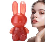 Lip Plumper Gloss, Rabbit Hydrating Balm, 2.68x1.1 inches Large Size Moisturizing Stick with Safety, Everyday Wear Cosmetic with Comfort, Modern Beauty Design Style, Accessory for Women Girls Night