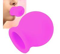 Lip Plumper Tool, Natural Pout Mouth Tool Sexy Lip Mouth Lip Plumper Device, Beauty Mouth Quickly Face Clean Masaje Silicona Lip Pump con Cepillo(Púrpura)