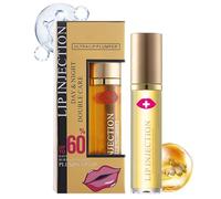 Lip Plumping Gloss, 6.3g Hydrating Glossy Formula, Portable Moisturizing Lip Enhancer for Dry Lips, Night Time, Wedding, Actresses, Models, Beauty Routine at Home, Travel, Easy to Apply