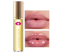 Lip Plumping Gloss, Korean Enhancer, Hydrating Moisture Formula, Fuller Appearance, 6.3g Tube for Dry Lips, Wedding Makeup, Night Use, Women Beauty Care Confidence and Lipstick Definition