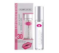 Lip Plumping Oil - Hydrating Glossy Mirror Finish, High Shine Liquid Balm with Sturdy Precision Applicator, Smoothing Moisture, Ideal for Dry Chapped Lips