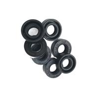 Lip seals Sello de aceite del eje NBR TC-17*23*24*25*26*27*28*30*32*34*35*37*38*40*42*4/5/6/7/8/9/10 Nitrilo Labio doble cubierto con resorte de liga Radial seals Rotary seals ( Size : 17x25x4mm 2pcs