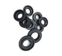 Lip seals Sello de aceite del eje NBR TC-22*28*30*32*34*35*36*38*40*42*47*50*52*56*4/5/6/7/8/9/10/12 Nitrilo Labio doble cubierto con resorte de liga Radial seals Rotary seals ( Size : 22x28x8mm 2pcs