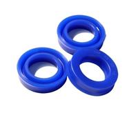 Lip seals Sello hidráulico de eje Radial UN de 5 uds (IDxODxTHK), ID 20-30mm, vástago de pistón de poliuretano, sellos de aceite de copa en U de labio único de PU Radial seals Rotary seals(20x26x6(5pc