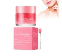 Lip Sleep Mask, Lip Sleeping Mask Descamadora, Mascarilla Hidratante De Labios Natural Fruit Lip Balm, Hydrate Exfoliate Lip Treatment Cream Lip Balm Restore and Revitalize Cracked or Chapped Lips