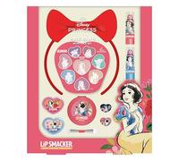 Lip Smacker Blancanieves Hair Band with Face Set, Set 18 Piezas Banda para el Pelo y Maquillaje Infantil con Brillo de Labios, Bálsamos Labiales, Cremas Luminosas y Accesorios, Regalo Princesas Disney