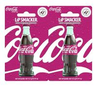 Lip Smacker Coca-Cola Bottle Collection, Brillo de labios con forma de botella de Coca Cola y Sabor Coca-Cola Cereza, Pieza única (Paquete de 2)