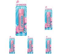 Lip Smacker Cotton Candy, Bálsamo Labial para Niños, Hidratación Superior y Labios Carnosos, Individual (Paquete de 5)