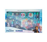 Lip Smacker Frozen Blockbuster Set, Set de Regalo de Maquillaje Todo en Uno con Bálsamos Labiales, Brillos de Labios, Cremas y Esmaltes de Uñas para tus Hijos, Accesorios para Cabello y el Maquillaje