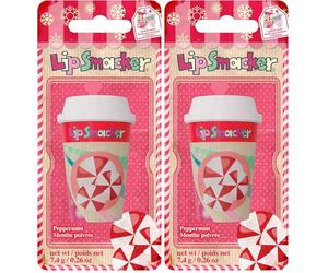 Lip Smacker Holiday Frappe Cup Lip Balm Bálsamo Labial para Niños y Niñas con Diseño Especial, Bálsamo Hidratante y Fácil de Aplicar, con Infusión de Aceite de Semillas de Ricino, Peppermint