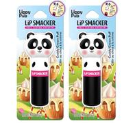 Lip Smacker Lippy Pals Panda, Bálsamo Labial para Niños Inspirado en Animales, Hidrata, Suaviza y Refresca, Sabor Profiterol (Paquete de 2)