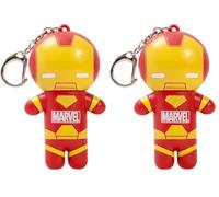 Lip Smacker Marvel Collection, Bálsamo Labial Sabor Iron Man para Niños, con Llavero, Hidrata y Refresca, Pack de Blíster Individual (Paquete de 2)