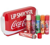 Lip Smacker - Set de Bálsamo Labial Hidratante Infantil de Diferentes Sabores - Hidratante Labios Ideal como Regalo, Colección Envasada en una Icónica Lata de Coca Cola - Pack de 6