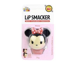 Lip Smacker - Tsum Tsum Collection - Minnie Burrocacao per Bambini - Gusto Fragola - Dolce Regalo per i Tuoi Amici - Pezzo Singolo