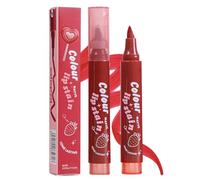 Lip Stain Marker, Matte Color, Waterproof Liner Marker, Portable Tinted Lipstick Pen, Sturdy Long Lasting Makeup Tool for All Day Wear Beauty Routines and Commuting Use