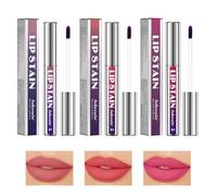 Lip Stain Peel Off Set 3 colores - Peel Off Lip Stain con efecto mate, liptint, resistente a los besos y a las manchas, color de labios pelable para el día a día y ocasiones especiales