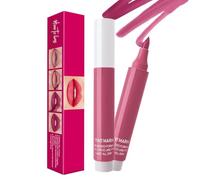 Lip Stain Pen - Lightweight Smooth Lip Colour | Liquid Long Lasting Liр Tint - Highly Pigmented Smudge Proof Formula For Natural Buildable Finish Delivering Soft Defined Lips