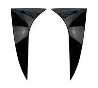 Lip Wing Spoiler 2015-2018 para Ford para Focus Hatchback Alerón Ventana Trasera Cubierta ala Lateral Divisores por ABS Kit Cuerpo Negro Brillante