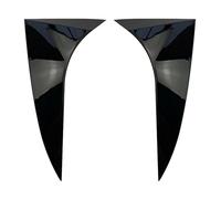 Lip Wing Spoiler para Ford para Focus 2015 2016 2017 2018 Hatchback Alerón De Ventana Trasera Cubierta De ala Lateral Divisores por ABS Kit De Cuerpo Negro Brillante