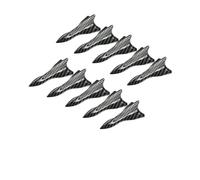 Lip Wing Spoiler para Tesla para Modelo Y 2023 Accesorios Alerón Difusor Estilo Aleta Tiburón Techo Coche(CB 10pcs style1)