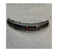 Lip Wing Spoiler para Tesla para Modelo Y/para Modelo 3 2016-2023 para Difusor Parachoques Trasero Divisor Spoiler Labio Bodykit Negro Carbono Tuning Accesorios Parte(F)