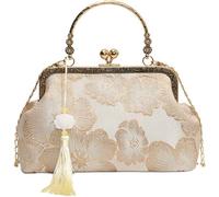 Lipfer Bolso De Hombro De Estilo Chino para Mujer, Monedero Bordado, Bolsos De Lujo para Mujer, Bolso De Mano De Tendencia para Teléfono De Verano