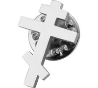 Lipfer Broche De Cruz Ortodoxa Antigua De Acero Inoxidable, Joyería Religiosa para Hombres Y Mujeres, Símbolo De Fe Cristiana, Pin De Solapa Esmaltado Vintage.