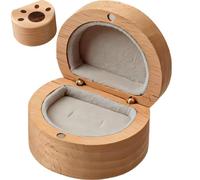 Lipfer Caja De Regalo De Madera con Forma De Garra De Gato con Una Ranura, Joyero De Madera Vintage Personalizado para Propuesta, Compromiso, Ceremonia De Boda, Aniversario