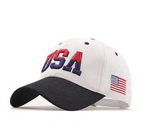 Lipfer Capilla De Béisbol De Bandera De EE. UU. para Hombres para Hombres, Sombrero De Snapback Ajustable América, Bordado De Hip Hop, Algodón Papá Gorra