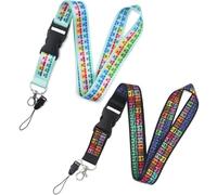 Lipfer Cuerpo Cuerpo Cuerpo 2 Ppc Chomistra Tabla Periódica De Elementos Insignias De Identificación De Oficina Caqueta Clave Liberación Rápida Poliéster Lanyard para Tarjeta De Etiqueta De Nombre