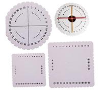 Lipfer Discos Kumihimo 4pcs Cuadrados De Espuma Redonda Macrame Cordón De Cordón Trenzado Pulsera De Tejido Hecho a Mano Placa De Hecha para Bricolaje De Bricolaje