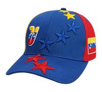 Lipfer Gorra Venezuela 7 Estrellas Conmemorativa De Los Símbolos Nacionales Venezolanos, Bandera De Venezuela