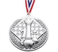 Lipfer Medallas De Premio En Relieve para Niños Medallas De Premio De Ajedrez Premio Trofeo Premio Medallas del Cuadro De Honor Premios con Cordón