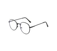 LIPIODOL Gafas Metal Estilo de los Años Sesenta Lente Transparente Filtro Luz Azul Ordenador Proteccion