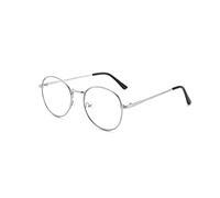 LIPIODOL Gafas Metal Estilo de los Años Sesenta Lente Transparente Filtro Luz Azul Ordenador Proteccion