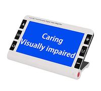 LIPJIA Lupa,Ayuda de Lectura Digital de 7,0 Pulgadas para Personas con Baja visión, Zoom 2X-32X, 19 Modos de Color, Salida USB AV HDMI, Herramienta Ideal para Leer, Escribir, Ver mapas y Libros