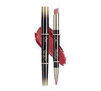 Lipliner Lipstick De Doble Cabeza Lipliner 2 En 1 Mate Mate Superficie Impermeal Al Agua, No Se Desvanece, No LáPiz Labial Taza De Larga DuracióN Labial Color Maquillaje LíQuido