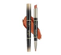 Lipliner Lipstick De Doble Cabeza Lipliner 2 En 1 Mate Mate Superficie Impermeal Al Agua, No Se Desvanece, No LáPiz Labial Taza De Larga DuracióN Labial Color Maquillaje LíQuido