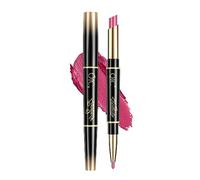 Lipliner Lipstick De Doble Cabeza Lipliner 2 En 1 Mate Mate Superficie Impermeal Al Agua, No Se Desvanece, No LáPiz Labial Taza De Larga DuracióN Labial Color Maquillaje LíQuido