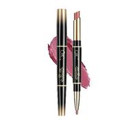 Lipliner Lipstick De Doble Cabeza Lipliner 2 En 1 Mate Mate Superficie Impermeal Al Agua, No Se Desvanece, No LáPiz Labial Taza De Larga DuracióN Labial Color Maquillaje LíQuido