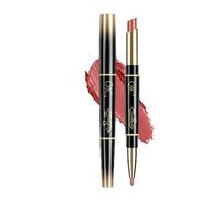 Lipliner Lipstick De Doble Cabeza Lipliner 2 En 1 Mate Mate Superficie Impermeal Al Agua, No Se Desvanece, No LáPiz Labial Taza De Larga DuracióN Labial Color Maquillaje LíQuido