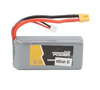 Lipo Batería RC, 4000mAh, 7.4V, 8C Larga Duración, XT30 Enchufe Hembra RC Barco para RC Coche, Barco, Avión Profesionales y Aficionados