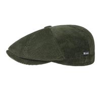 LIPODO 8 Panel Cord Flatcap Hombre Gorra Plana Algodón Made in Italy Unicolor Otoño Invierno Ajuste Normal Forrada