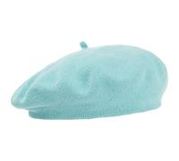 LIPODO Boina Vasca de Algodón Biskaya Mujer - Made in Italy Verano Primavera/Verano - Talla única Turquesa