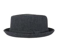LIPODO Diamond Crown Sombrero Pork pie Espiga Multicolor con Banda de Tela Unisex Todo el ano