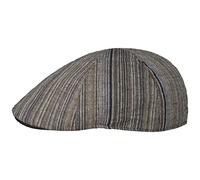 LIPODO Gatsby Gorra Estilo Newsboy Lino Algodon a Rayas Multicolor Hombre Primavera Verano