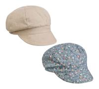 LIPODO Millefleurs Gorra Newsboy Reversible Lino Algodon Mujer Primavera Verano